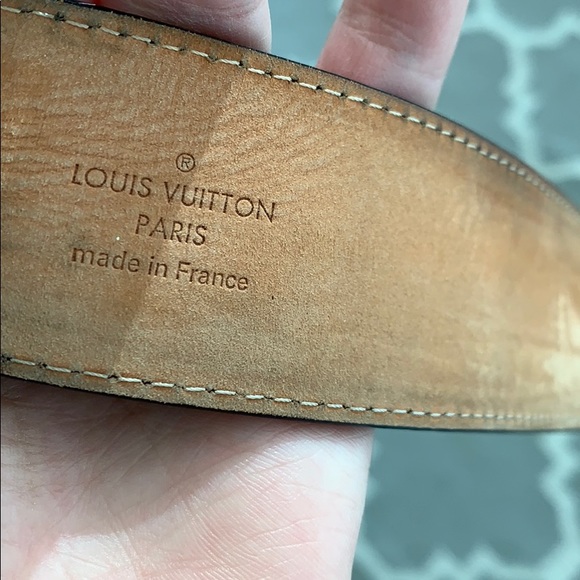 Louis Vuitton limited edn belt black epi leather - Picture 8 of 8